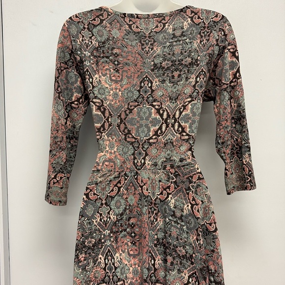 Peruvian Connection King Street Pima Cotton Modal Swing Dress Size XS - Picture 6 of 13